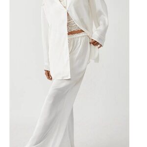 Elegant White Loungewear Set
